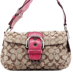 Authentic Coach Beige and pink